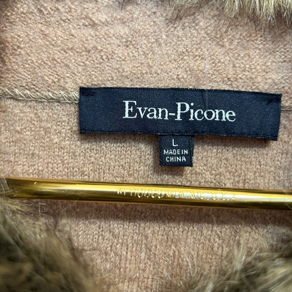 Evan-Picone ⚜️ Faux Fur Trimmed Wool Jacket - Picture 9 of 9